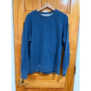 rag & bone New York Garment Dyed French Terry Crewneck Sweatshirt Blue Men’s M